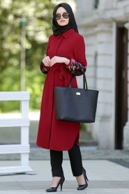 Nayla Collection - Red Hijab Tunic 5225K - Thumbnail