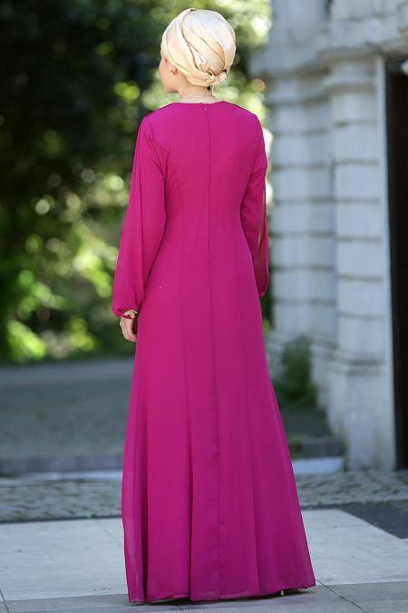 Nayla Collection - Robe Poisson Fuchsia - 3