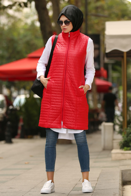 Nayla Collection - Rouge Gilet Gonflable 5001K