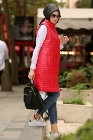Nayla Collection - Rouge Gilet Gonflable 5001K - Thumbnail