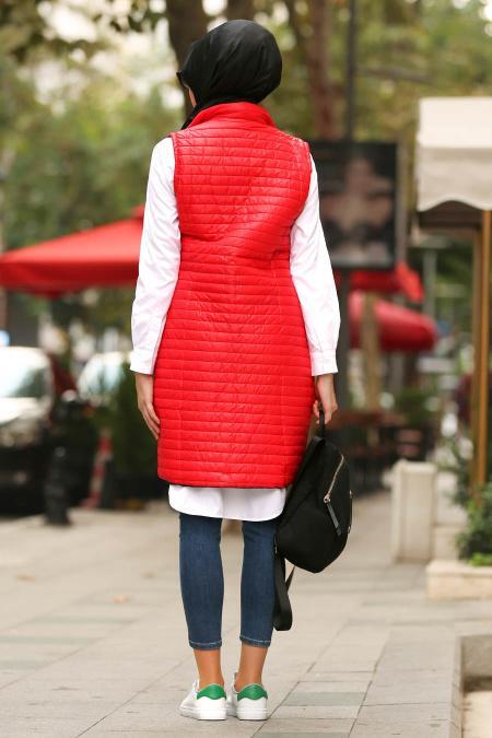 Nayla Collection - Rouge Gilet Gonflable 5001K - 4