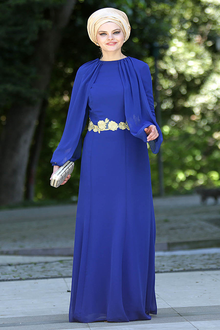 Nayla Collection - Royal Blue Dress 421SX 