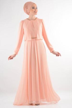 Nayla Collection - Somon Elbise - 1