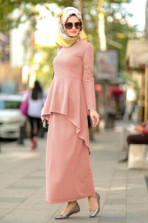 Nayla Collection - Somon Etek / Bluz Tesettür Takım 10280SMN - 1