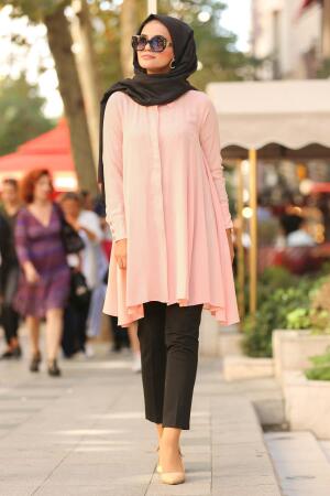 Nayla Collection - Somon Tesettür Tunik 22281SMN - 1
