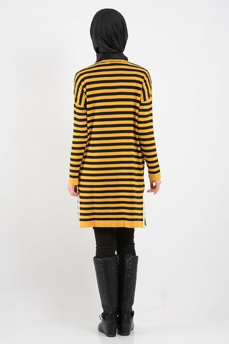 Nayla Collection - Yellow Hijab Tunic 3577SR - 3