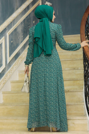 Almond Green Modest Dress 279311CY - 4