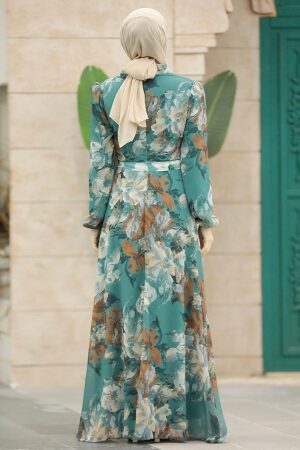 Almond Green Plus Size Dress 279318CY - 3