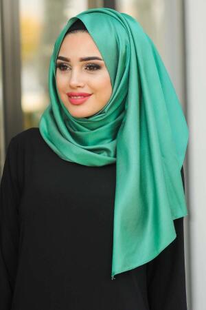 Neva Style - Almond Green Shawl 7501CY - 1