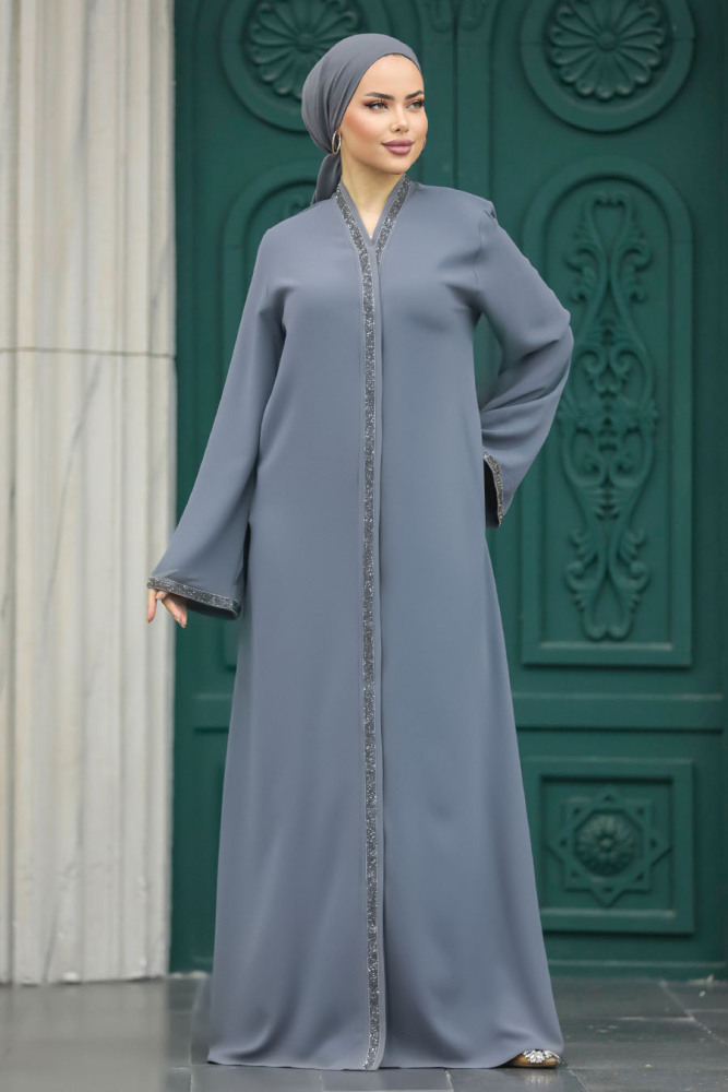 Anthracite Abaya For Women 20070ANT - 3