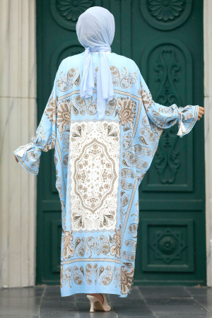 Baby Blue Long Sleeve Tunic 20512BM - 3