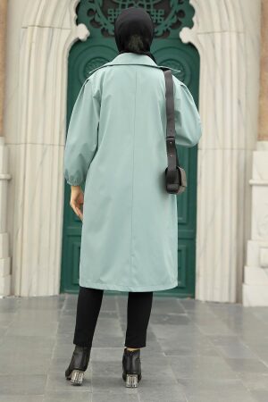 Neva Style - Balon Kol Mint Tesettür Kap 5829MINT - 4