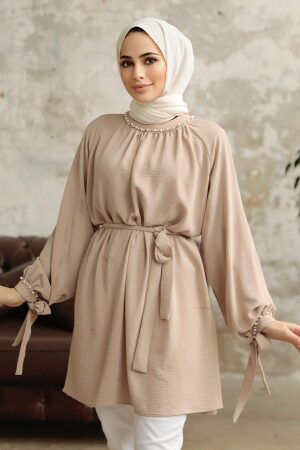 Beige High Quality Tunic 597BEJ - 1