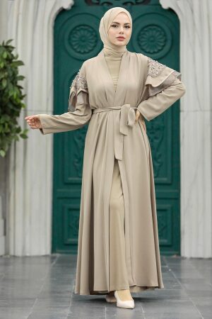 Beige Hijab For Women Abaya 388900BEJ - 2