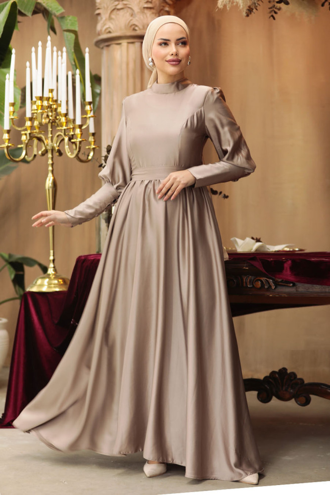 Beige Plus Size Evening Gowns 60801BEJ - 2