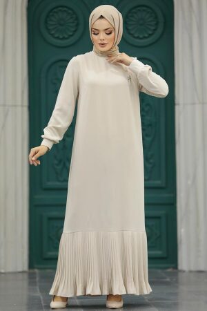 Beige Women Dress 12448BEJ - 2