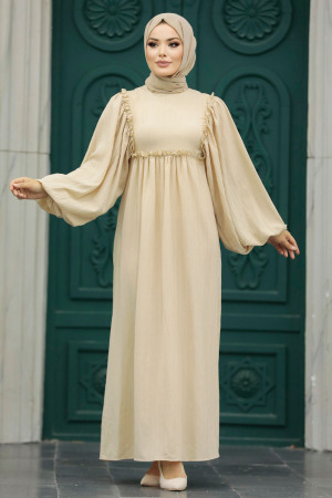 Beige Women Dress 70301BEJ - 1