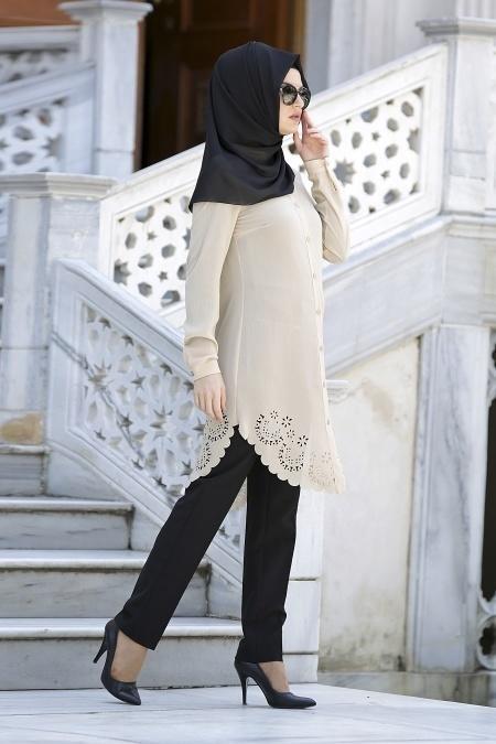 Neva Style - Bej Tunik - 2