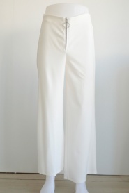 Neva Style - Beyaz Tesettür Pantolon 1046B - Thumbnail