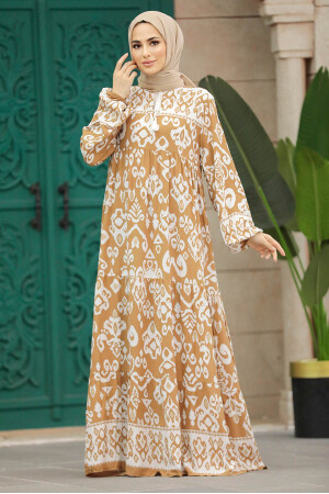 Biscuit High Quality Dress 50006BS - 1