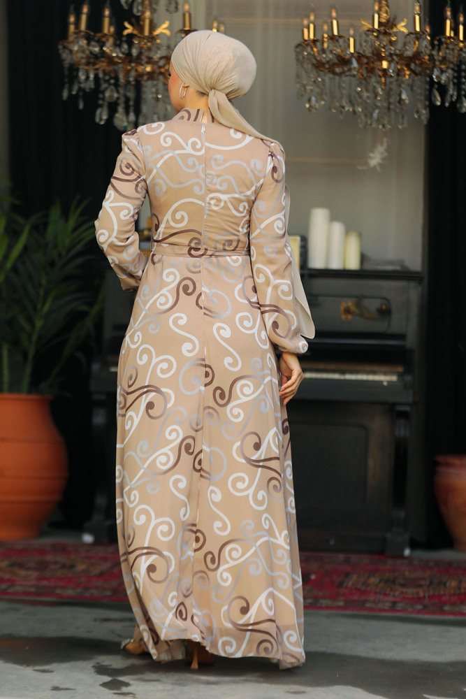Biscuit Hijab For Women Dress 279329BS - 2