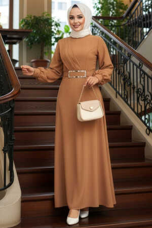 Biscuit Islamic Clothing Dress 3425BS - 1