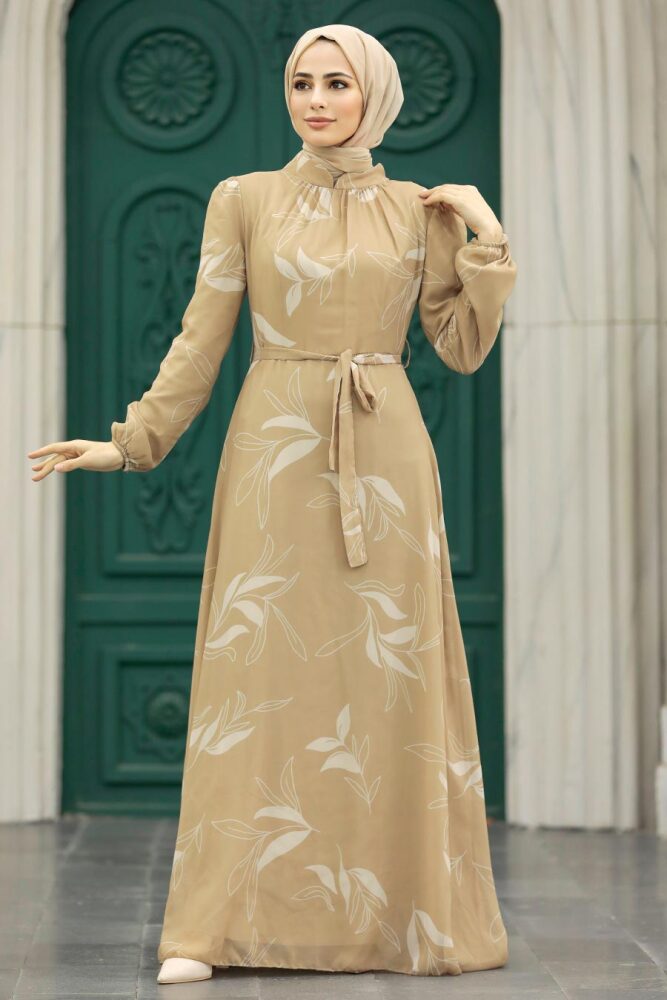 Biscuit Long Dress 279315BS - 1