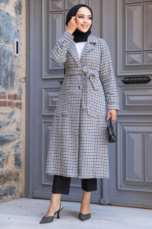Black High Quality Coat 5956S - 4