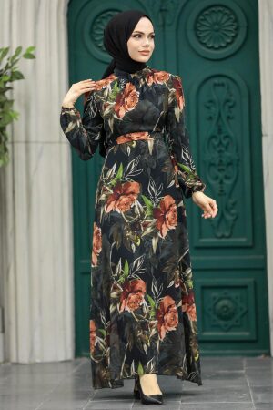 Black High Quality Dress 27932S - 2