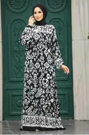 Neva Style - Black High Quality Dress 50006S - Thumbnail