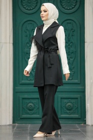 Neva Style - Black High Quality Dual Suit 5916S - Thumbnail