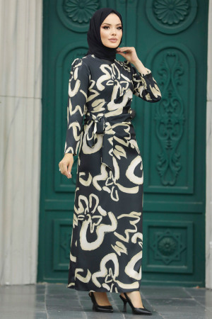 Black Women Dress 5939S - 1