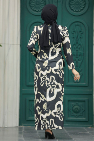 Black Women Dress 5939S - 3