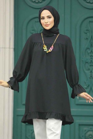 Black High Quality Tunic 5281S - 2
