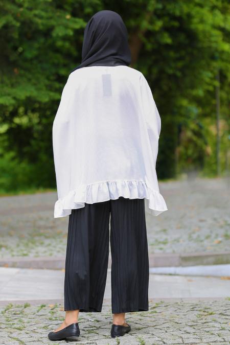 Neva Style - Black Hijab Trousers 90630S - 2