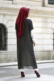 Neva Style - Black Hijab Tunic 1067S - Thumbnail