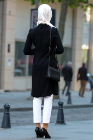 Neva Style - Black Hijab Tunic 261S - Thumbnail