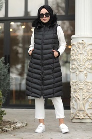 Neva Style - Black İnflatable Vest 4070S - Thumbnail