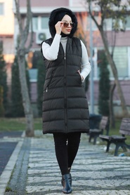 Neva Style - Black İnflatable Vest 50880S - Thumbnail