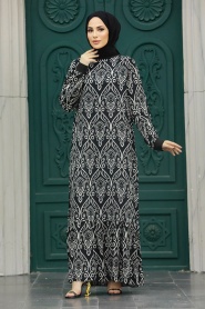 Neva Style - Black Islamic Clothing Dress 2297S - Thumbnail