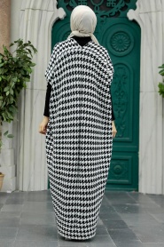 Neva Style - Black Knitwear Hijab Turkish Dual Suit 6394S - Thumbnail
