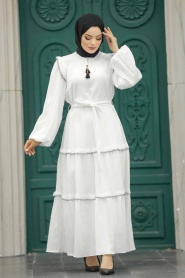 Neva Style - Black Long Dress 13471S - Thumbnail