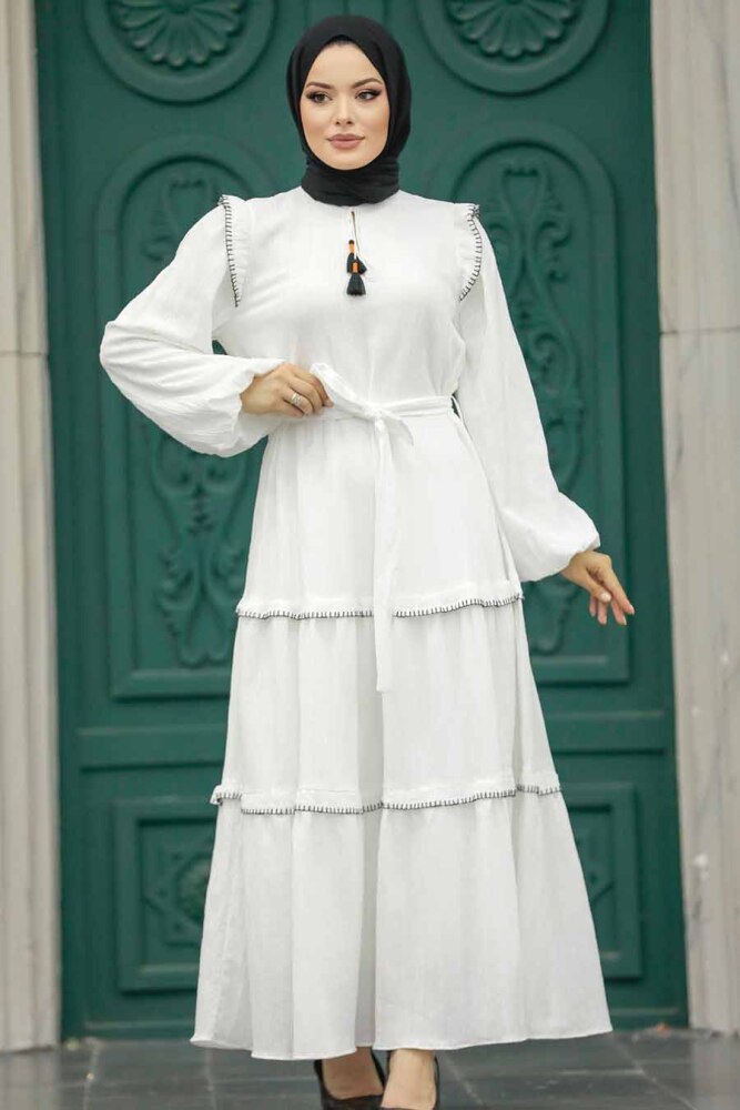 Black Long Dress 13471S - 4