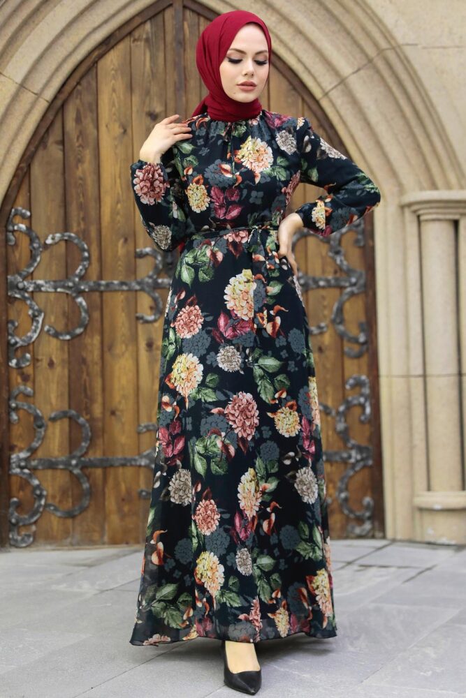 Black Long Sleeve Dress 279083S - 1