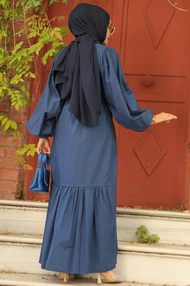 İndigo Blue Modest Dress 57350IM - 3