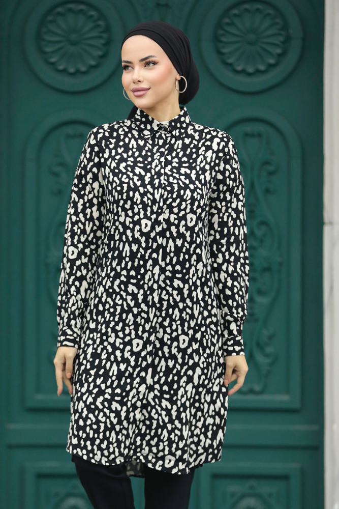 Black Modest Tops 11665S - 2