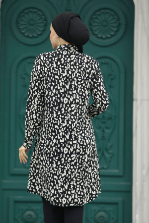 Black Modest Tops 11665S - 4