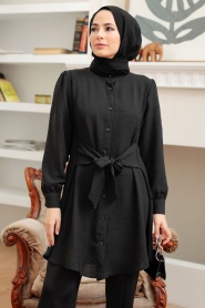 Neva Style - Black Modest Tunic 5691S - Thumbnail