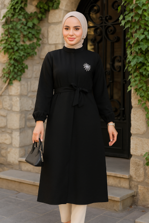 Black Modest Tunic 646S - 1