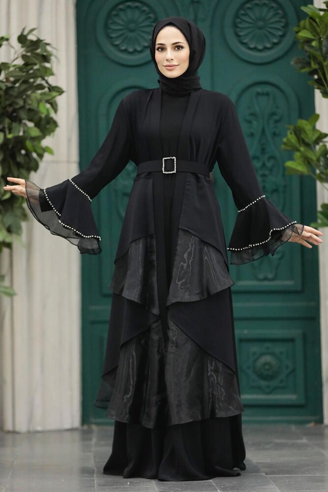 Black Muslim Abaya 602000S - 2